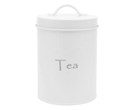 Pojemnik i worek próżniowy Altom Puszka metalowa z reliefem prążki 11x11x15 cm dek. Tea